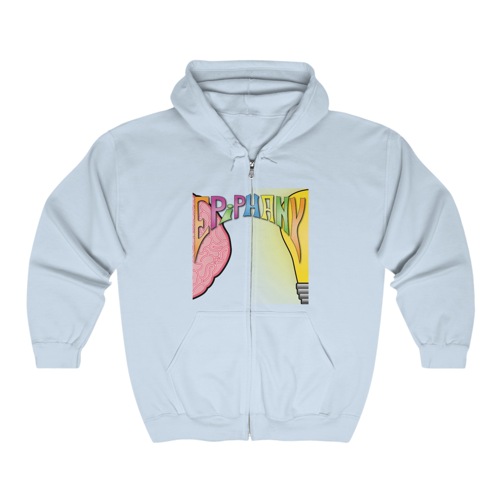 Brain & Bulb Unisex Heavy Blend™ Full Zip Hooded Sweatshirt