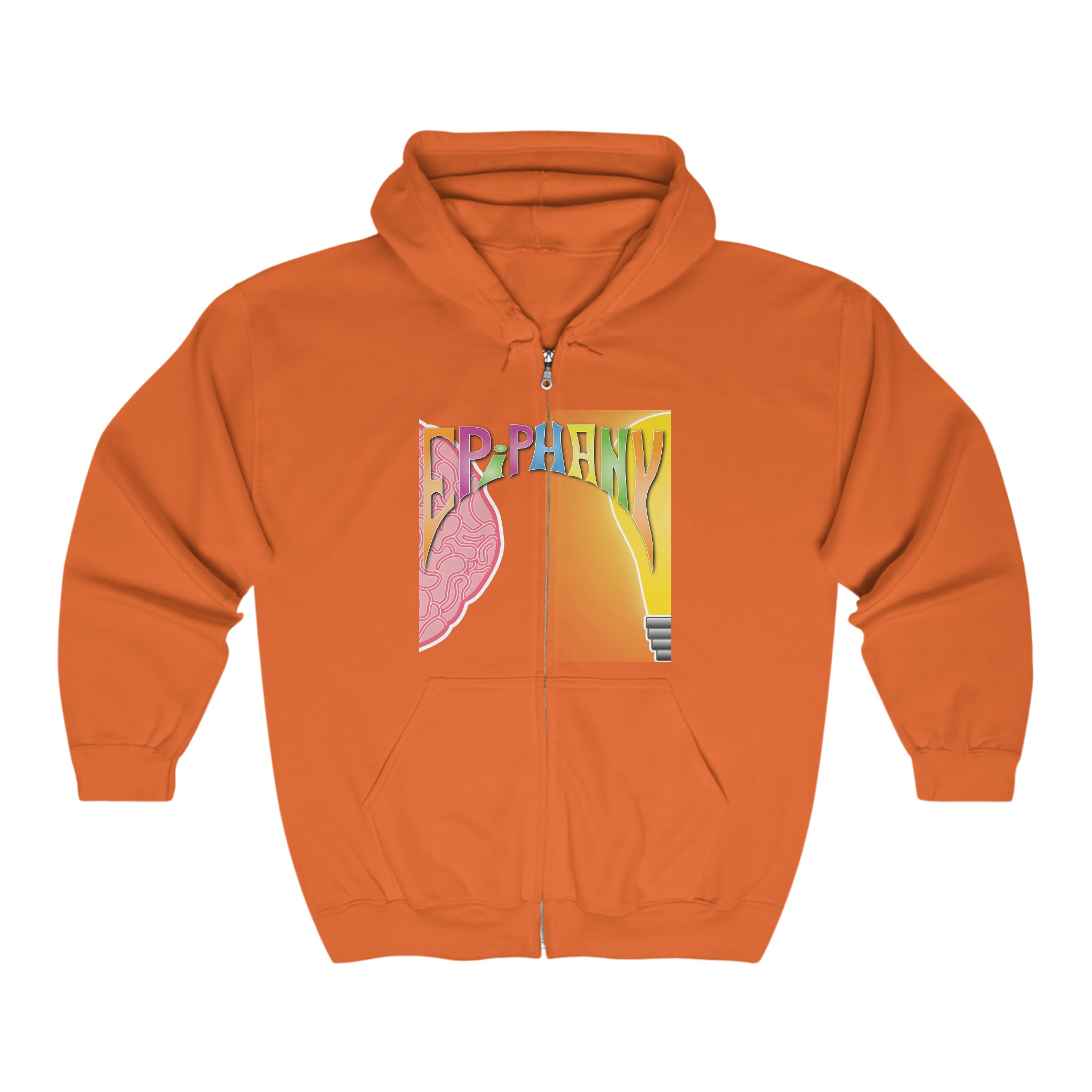 Brain & Bulb Unisex Heavy Blend™ Full Zip Hooded Sweatshirt